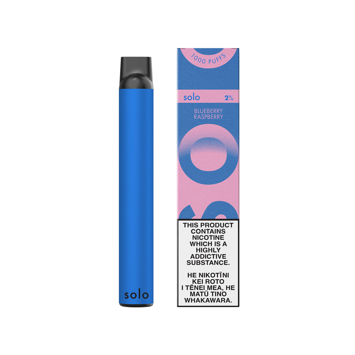 blueberry raspberry solo disposable vape