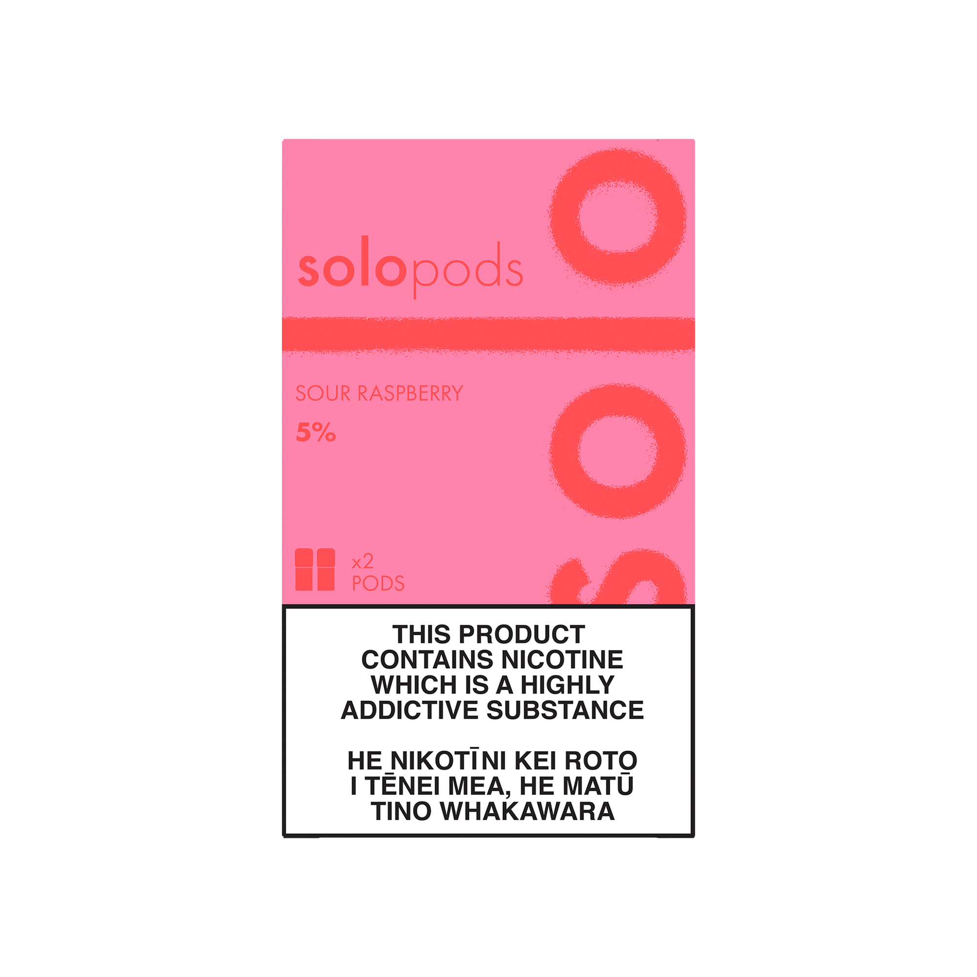 solo replacement pod 2-pack sour raspberry 