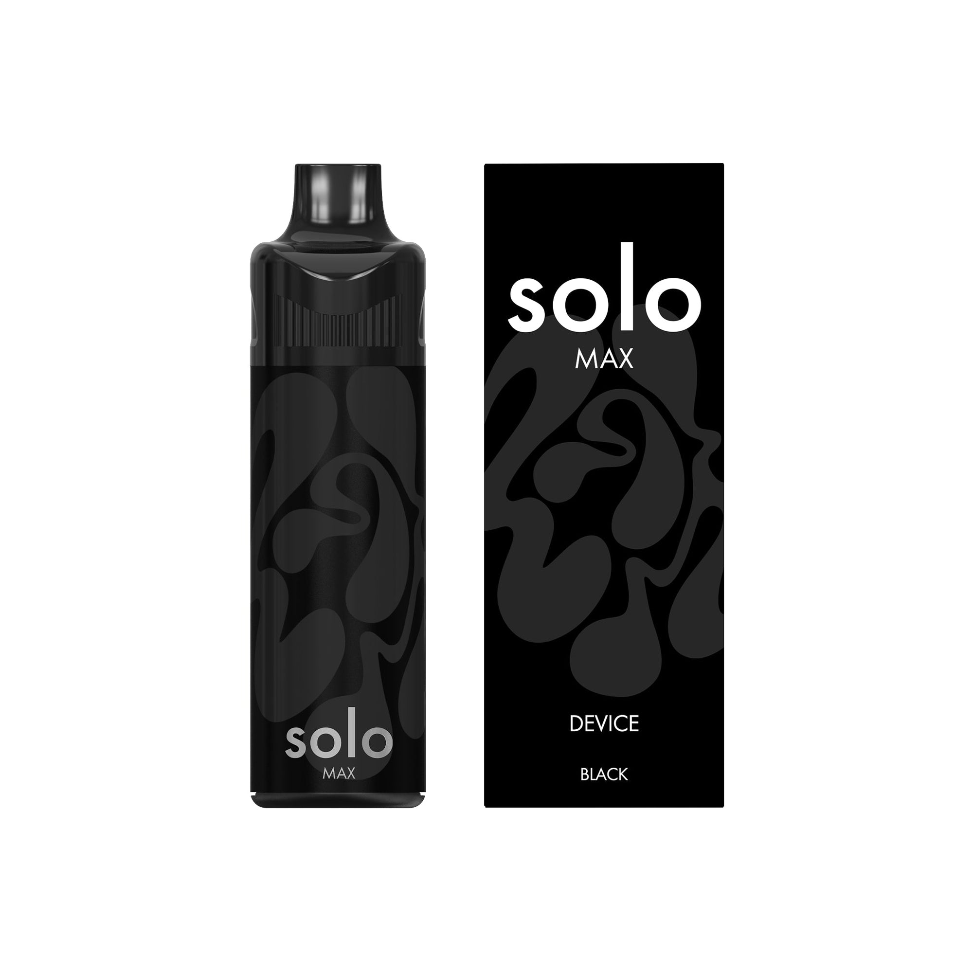 solo MAX Pod Vape Device in Black | Device + Box