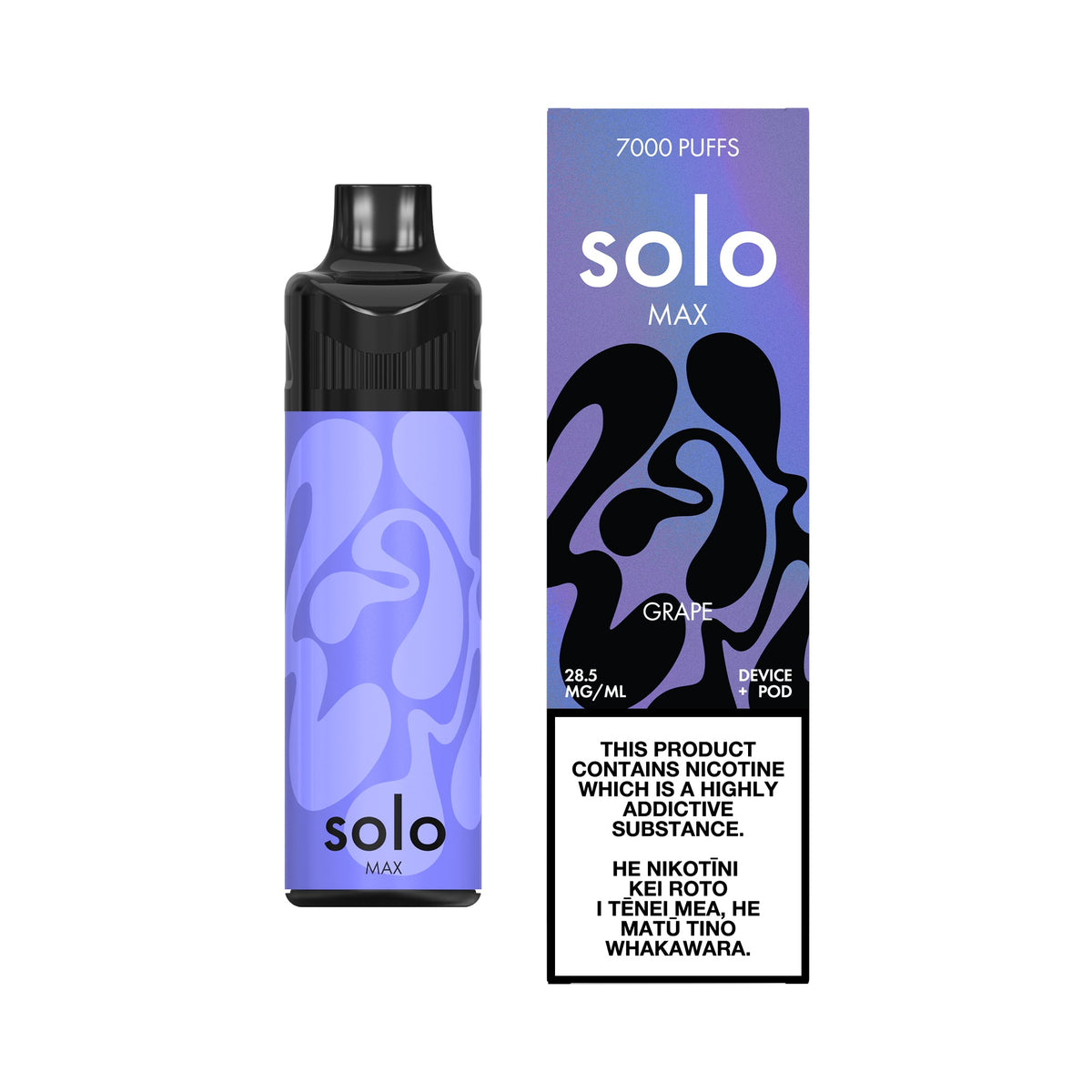 Grape | solo MAX Pod Kit Device + Replacement Pod