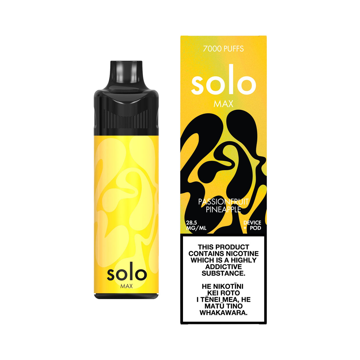 Passionfruit Pineapple | solo MAX Pod Kit Device + Replacement Pod