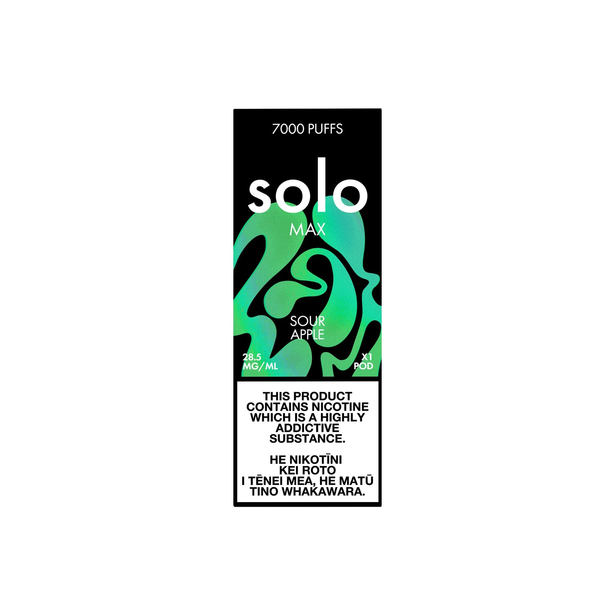 Sour Apple | solo MAX Replacement Pod + Box