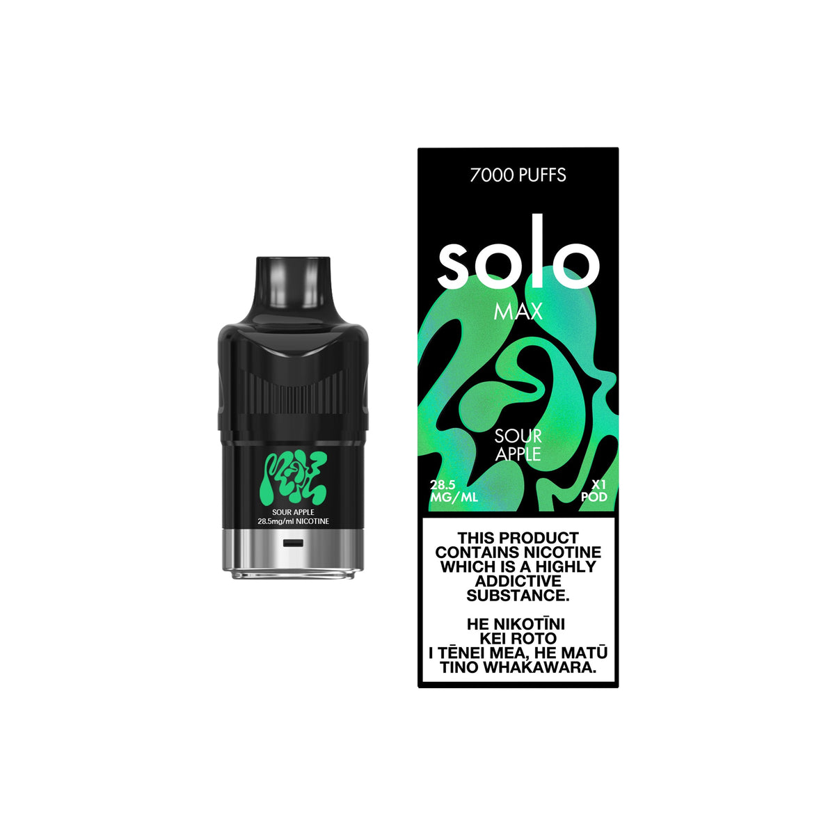 Sour Apple | solo MAX Replacement Pod + Box