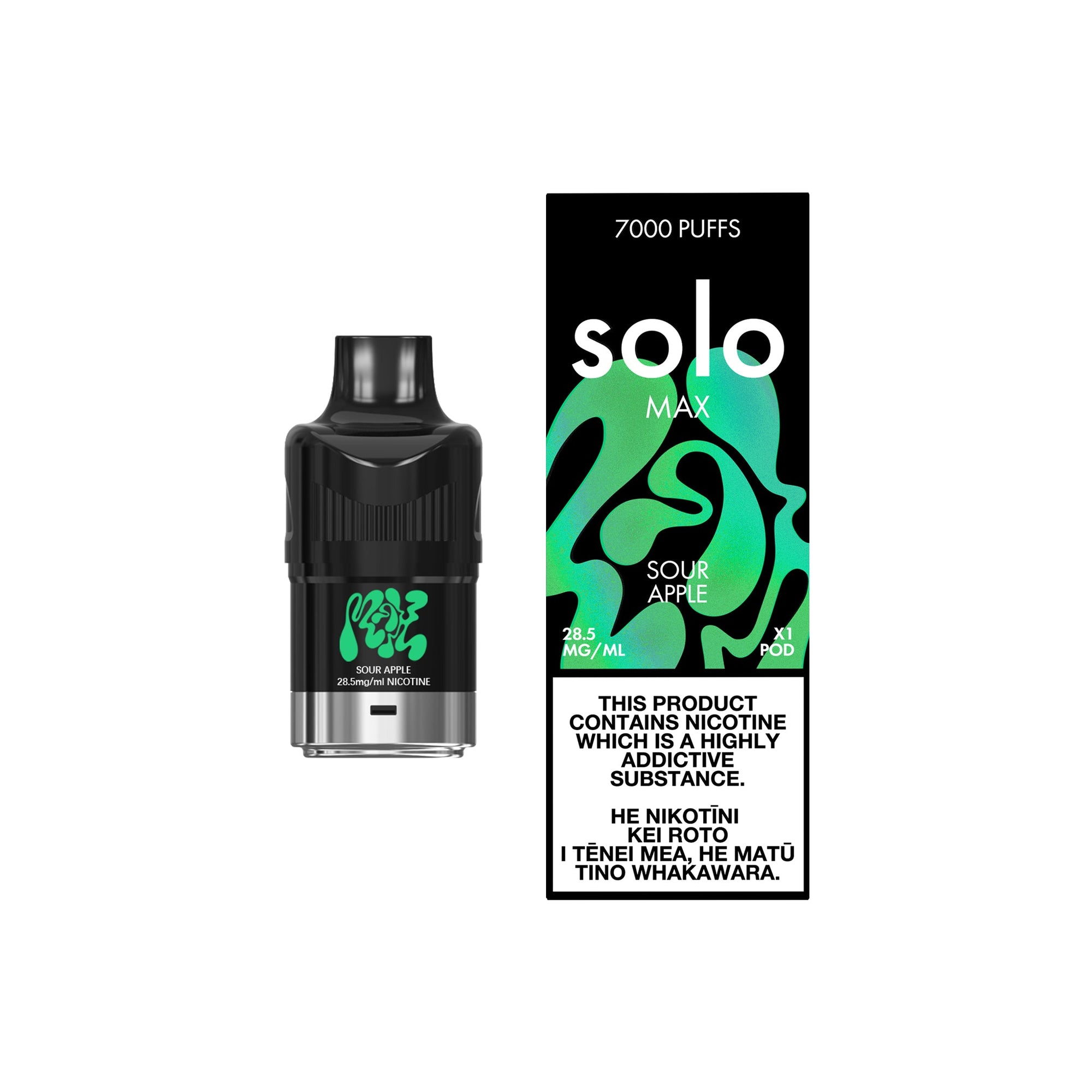 Sour Apple | solo MAX Replacement Pod + Box